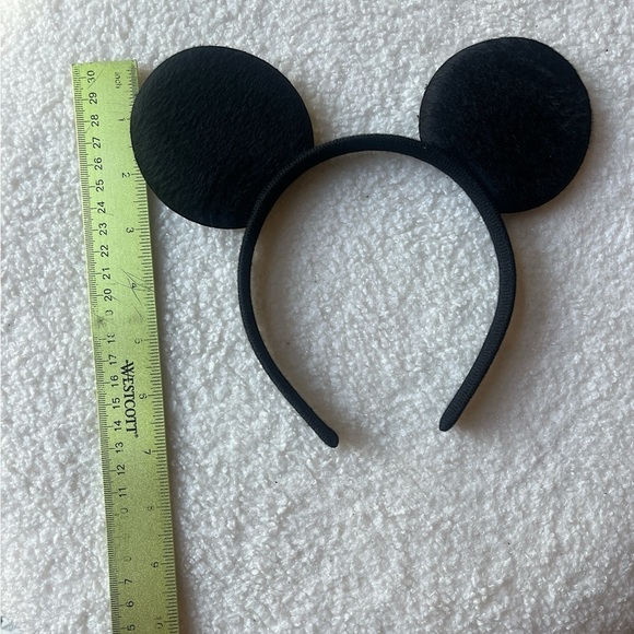 Black Mouse Ear Headbands (2) - Picture 3 of 6